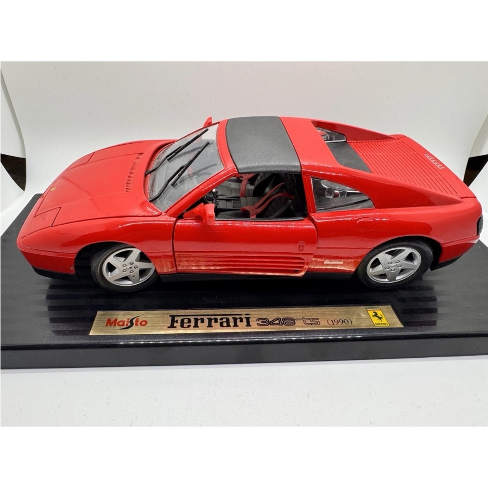 Maisto Red 1990 Ferrari 348TS 1/18 Scale Intex Special Edition Diecast 31804